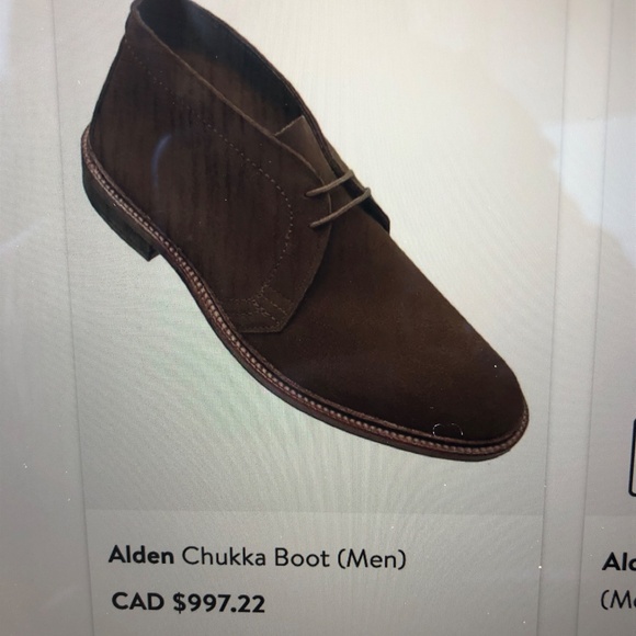 Alden Chukka Boots Black Leather 9 B/D - Picture 12 of 16